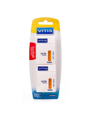 VITIS SEDA DENTAL CON CERA DUPLO 2X50M