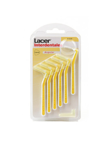 CEPILLO INTERDENTAL LACER FINO ANGULAR AMARILLO