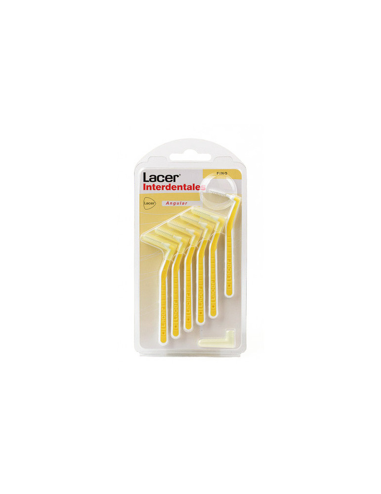 CEPILLO INTERDENTAL LACER FINO ANGULAR AMARILLO