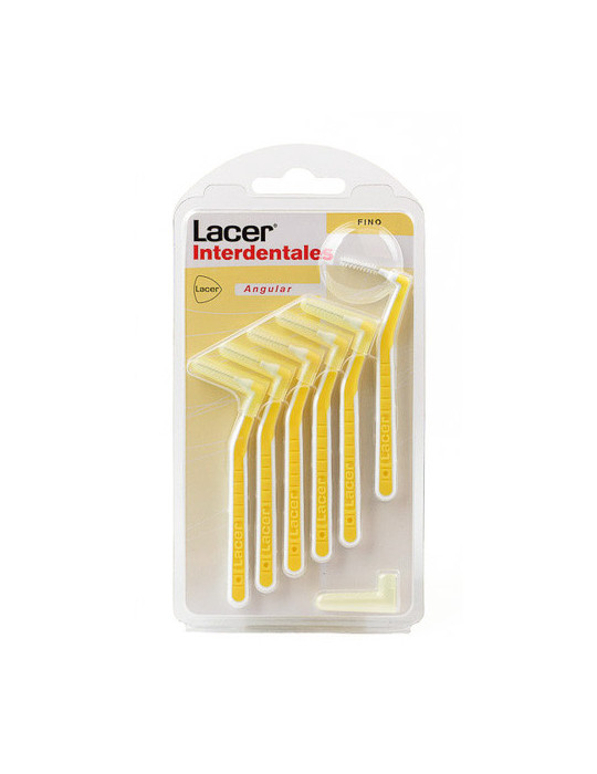 CEPILLO INTERDENTAL LACER FINO ANGULAR AMARILLO