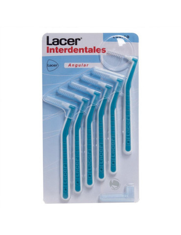 CEPILLO INTERDENTAL LACER CONICO ANGULAR AZUL