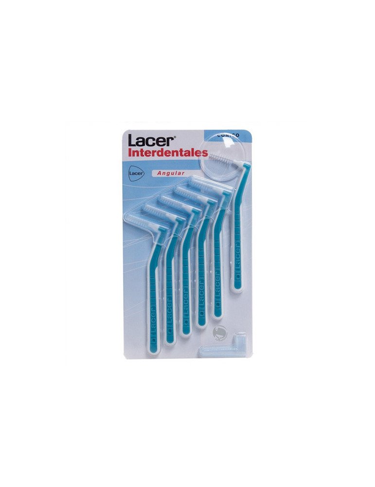 CEPILLO INTERDENTAL LACER CONICO ANGULAR AZUL