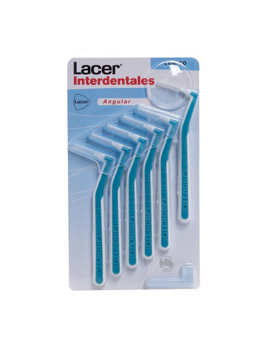 CEPILLO INTERDENTAL LACER CONICO ANGULAR AZUL