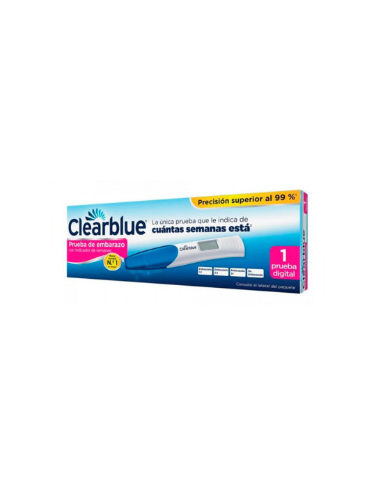 CLEARBLUE DIGITAL TEST DE EMBARAZO PRUEBA SEMANA