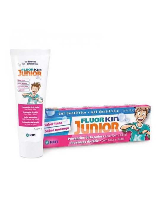 FLUOR KIN JUNIOR GEL FRESA 75 ML