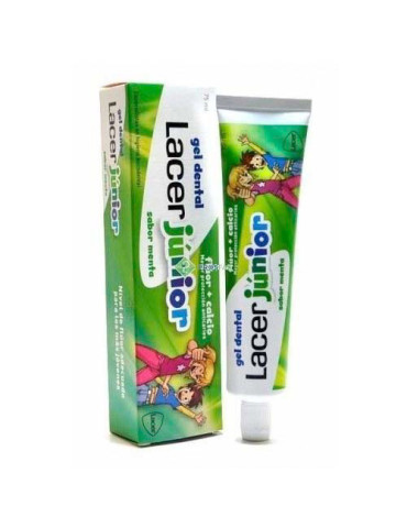 LACER JUNIOR GEL DENTAL 75 ML MENTA