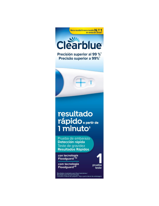 CLEARBLUE PLUS TEST DE EMBARAZO 1 MINUTO