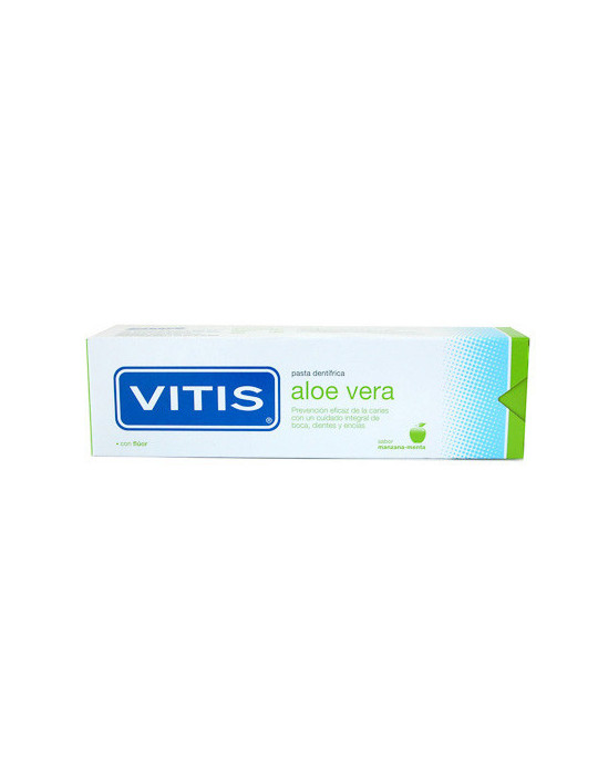 VITIS PASTA ALOE VERA SABOR MANZANA-MENTA 100ML