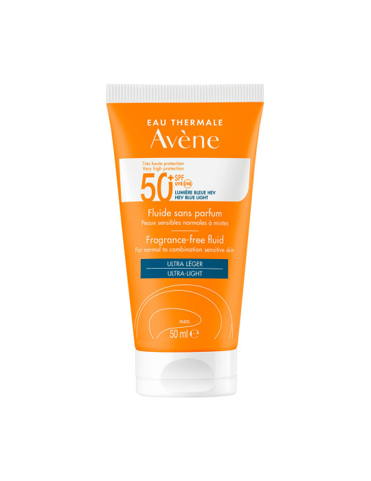 AVENE FLUIDO 50+ OIL FREE 50ML INCOLORA S/PERFUM