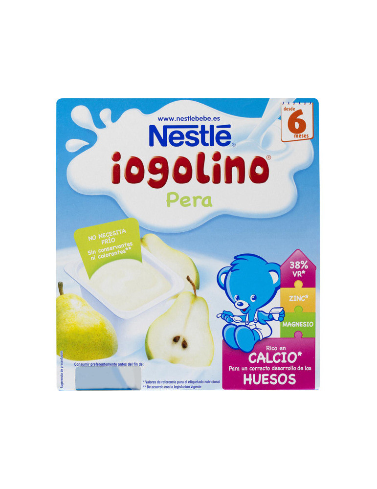 NESTLE IOGOLINO PERA 100 G 4 TARRINAS