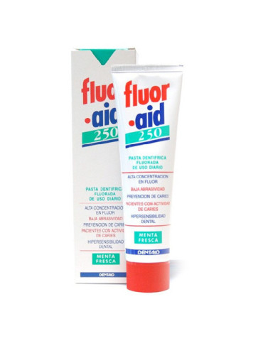 FLUOR AID 250 CREMA DENTAL 100 ML VERDE