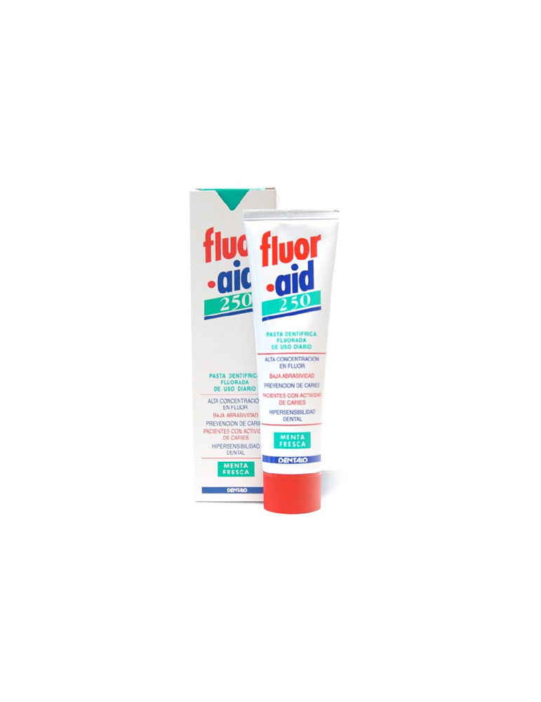 FLUOR AID 250 CREMA DENTAL 100 ML VERDE