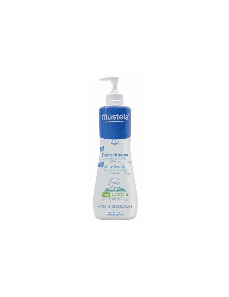 MUSTELA BEBE GEL DE BAÑO SUAVE 750 ML