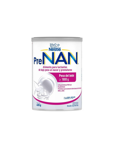 PRE NAN 1800G PESO BEBE BOTE 400G