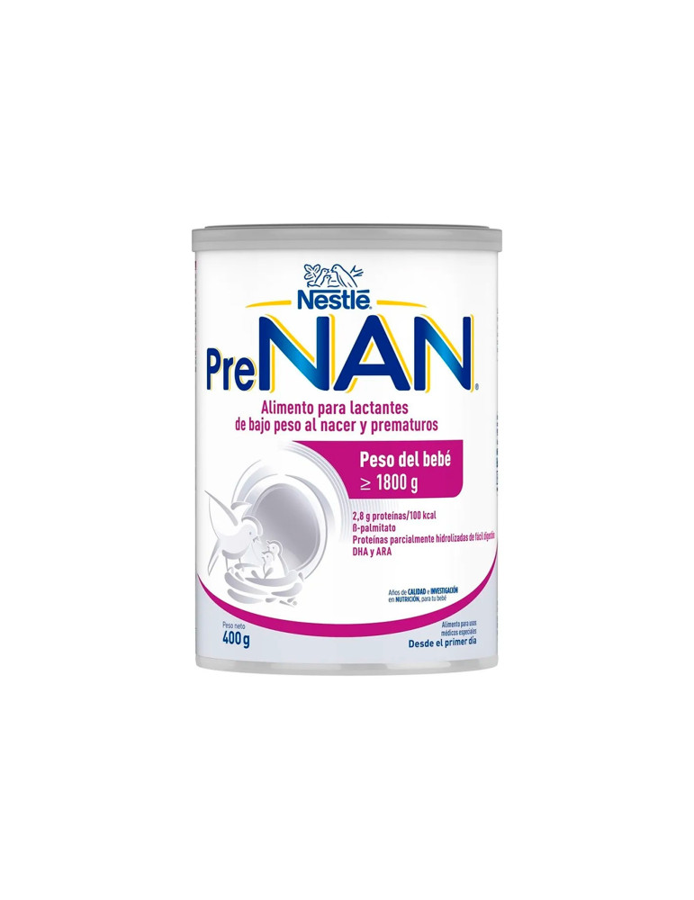 PRE NAN 1800G PESO BEBE BOTE 400G