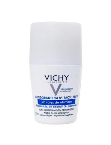 VICHY DESODORANTE BOLA SIN SALES DE ALUMINIO 24