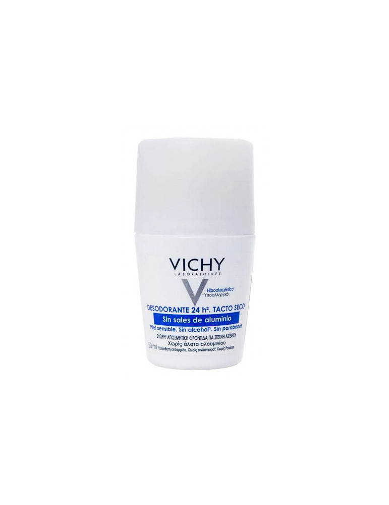 VICHY DESODORANTE BOLA SIN SALES DE ALUMINIO 24