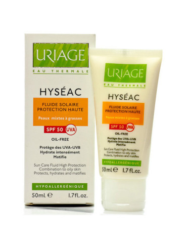 URIAGE HYSEAC SOLAR SPF 50 FLUIDO SOLAR 50 ML