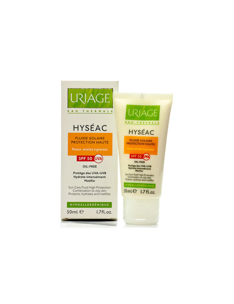 URIAGE HYSEAC SOLAR SPF 50 FLUIDO SOLAR 50 ML