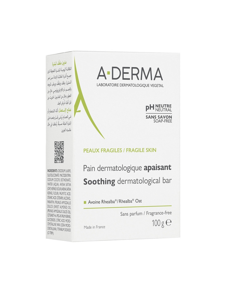 ADERMA DERMOPAN PASTILLA EXTRACTO AVENA 100 GR