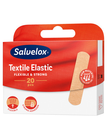 SALVELOX 20 UNID TELA TIRITAS