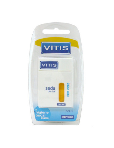 VITIS SEDA CON CERA DENTAL 50 M