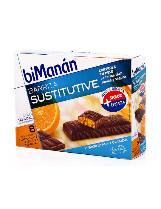 BIMANAN BESLIM BARRITAS CHOCO NEGRO NARANJ 10U