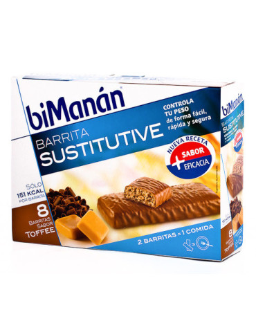 BIMANAN BESLIM BARRITA TOFFEE 10 UNIDADES