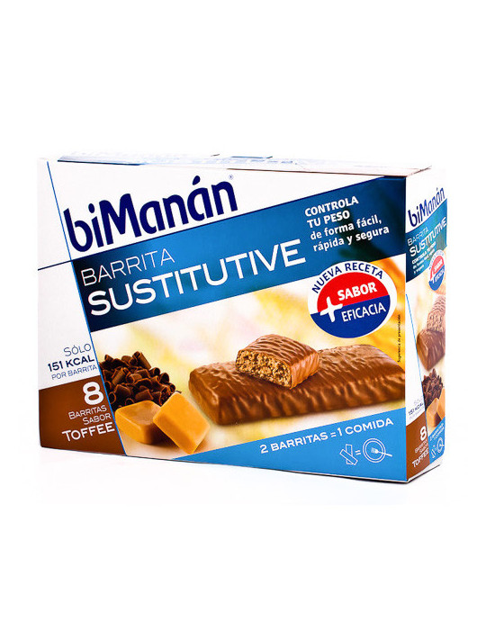 BIMANAN BESLIM BARRITA TOFFEE 10 UNIDADES