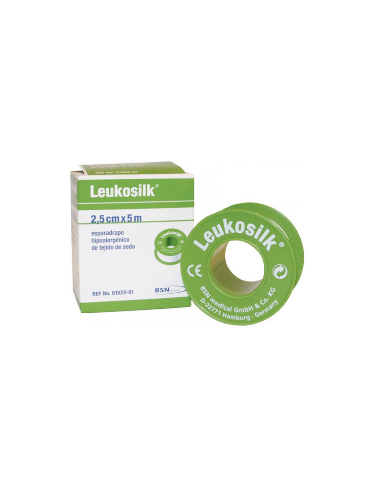 ESPARADRAPO LEUKOSILK SEDA 5X2,5 BLANCO