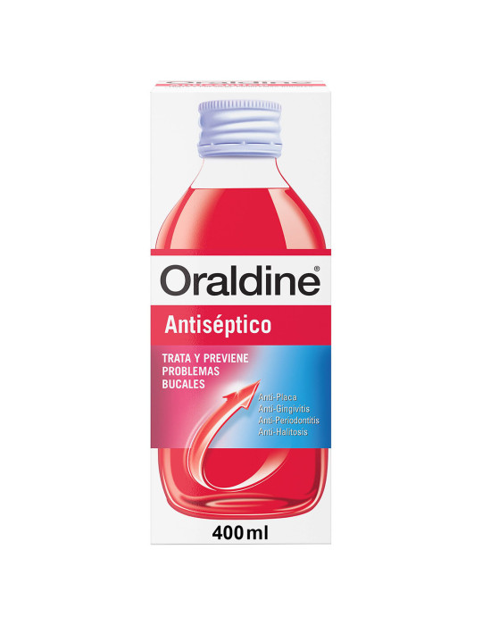 ORALDINE ANTISEPTICO 400 ML ROJO