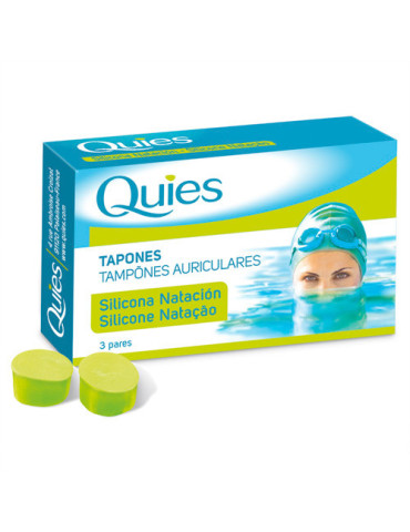 TAPONES SILICONA NATACION QUIES