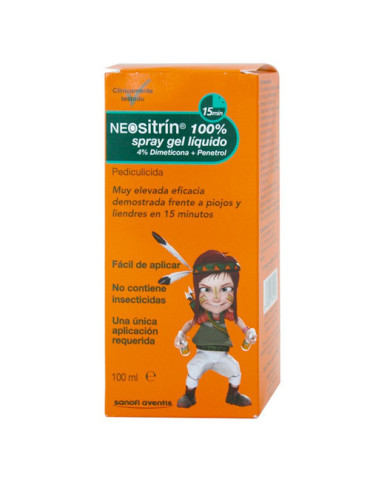 NEOSITRIN 100% SPRAY ANTIPIOJOS GEL LIQUIDO 100