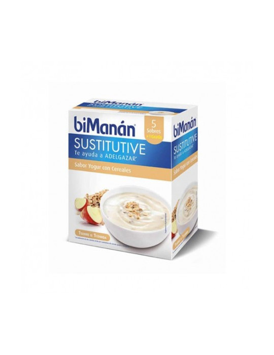 BIMANAN CREMA YOGUR CON CEREALES 6 SOBRES