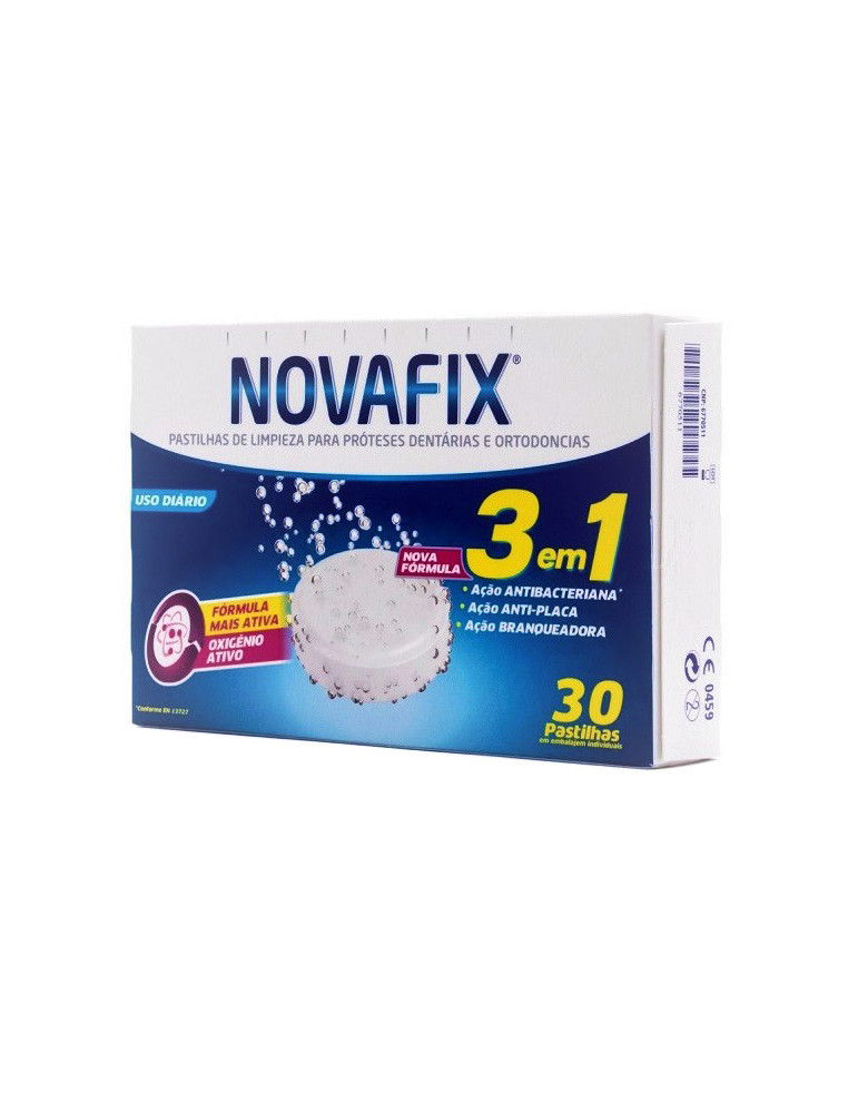 NOVAFIX TABLETAS ANTIBACTERIANAS 3 EN 1 LIMP 30