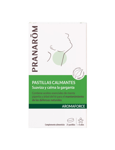 PRANAROM AROMAFORCE 21 PASTILLAS CALMANTES