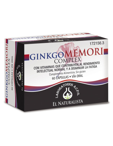 EL NATURALISTA GINKGOMEMORI COMPLEX 84 MG 60 CAP