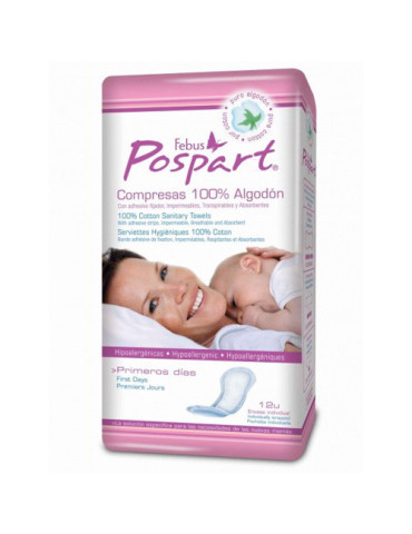 INDASEC COMPRESAS TOCOLOGICA POSPART PRIMEROS D