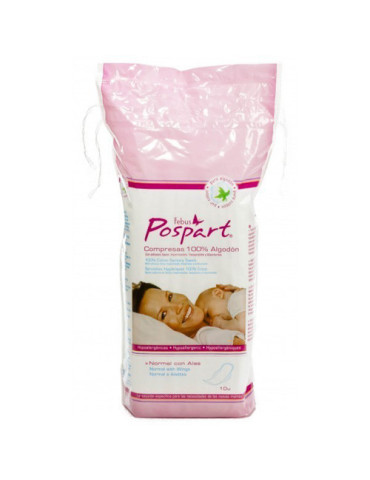 INDASEC COMPRESAS TOCOLOGICA POSPART ALAS 10U