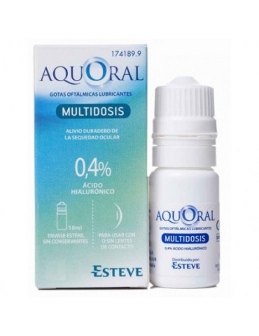 AQUORAL GOTAS OFTALMICAS LUBRI ESTERIL AC FRASCO