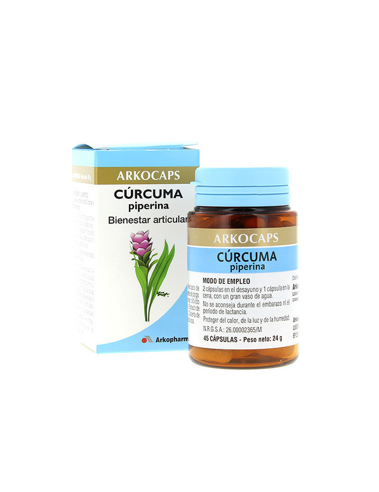 ARKOPHARMA CURCUMA PIPERINA 40 CAPSULAS