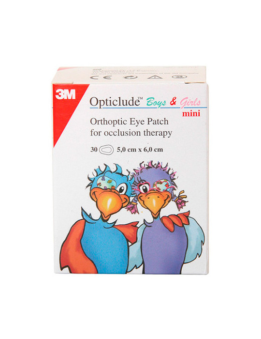 OPTICLUDE PARCHES OCULARES IMP MINI CON DIBUJOS