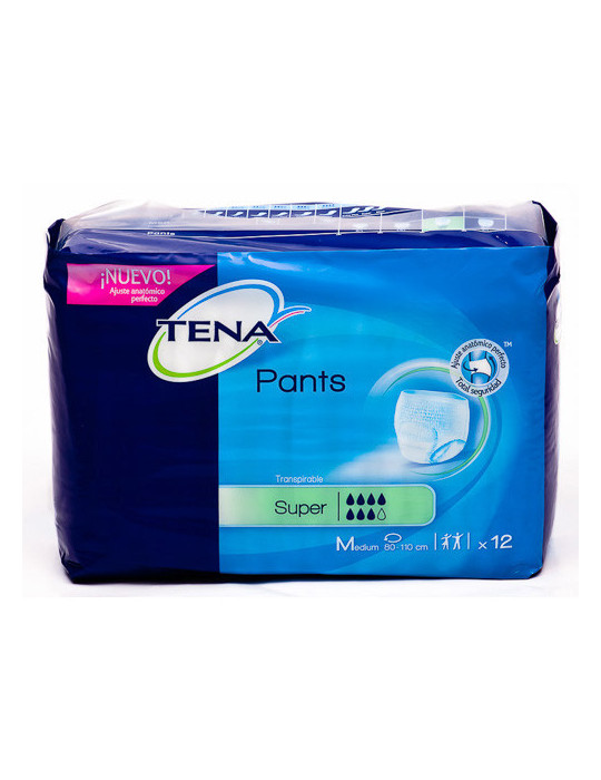 TENA PANTS SUPER MEDIANO 12 UNID