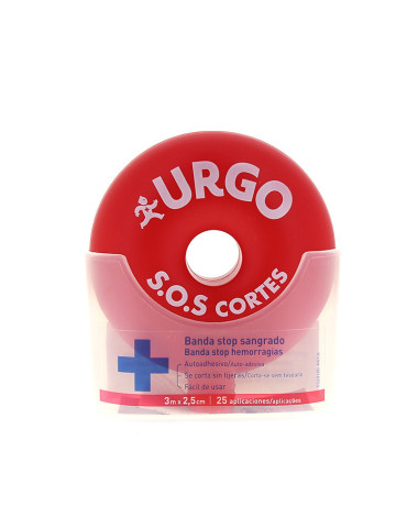 URGO SOS CORTES BANDA AUTOADHESIVA RECORTABLE