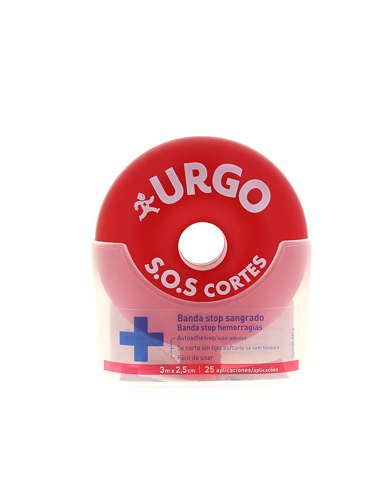 URGO SOS CORTES BANDA AUTOADHESIVA RECORTABLE