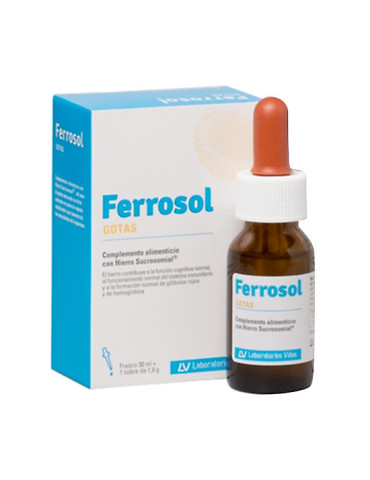FERROSOL GOTAS Y SOBRE 30 ML + 1.9 G