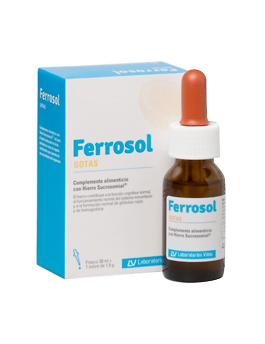 FERROSOL GOTAS Y SOBRE 30 ML + 1.9 G