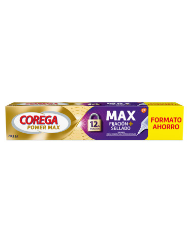 COREGA MAX FIJACION Y SELLADO + OXIGENO 6 GRATIS