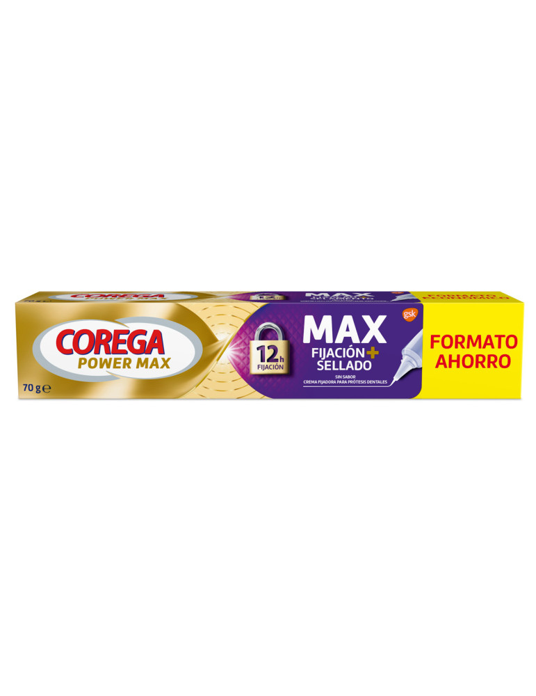 COREGA MAX FIJACION Y SELLADO + OXIGENO 6 GRATIS