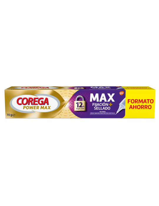 COREGA MAX FIJACION Y SELLADO + OXIGENO 6 GRATIS